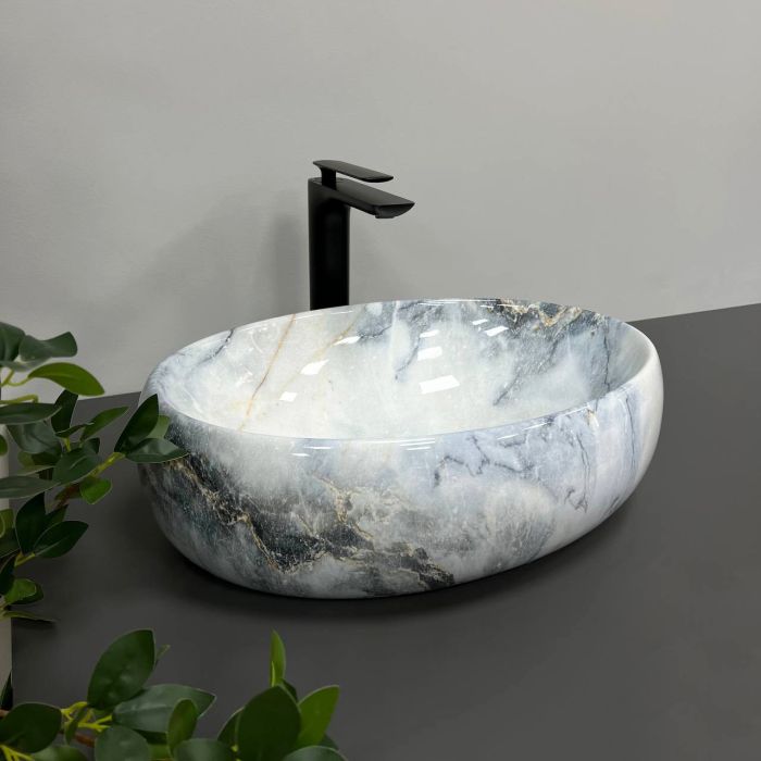 Умывальник VBI VENETO GRANIT GLOSSY накладной