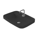 Умывальник Kerasan Tribeca на столешницу, черный матовый