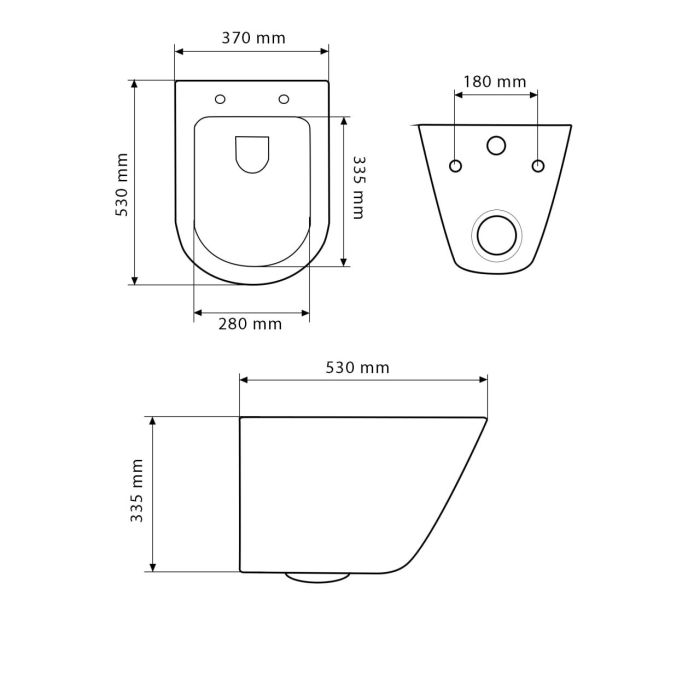 Підвісний унітаз VBI BURANO TORNADO WHITE