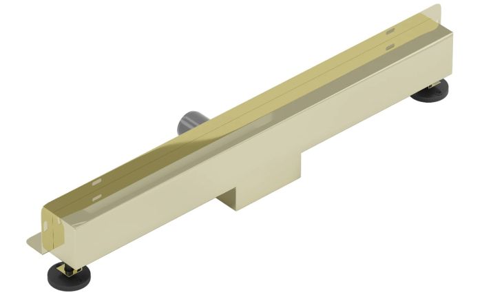 Трап для душу MEXEN FLAT 70 WALL GOLD 2в1 настінний золотий