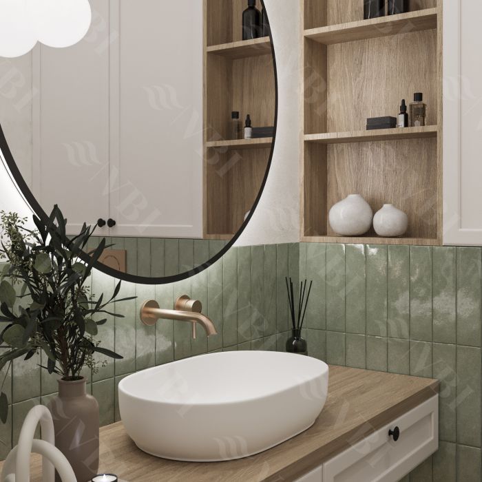 Умывальник VBI ANDRIA WHITE накладной