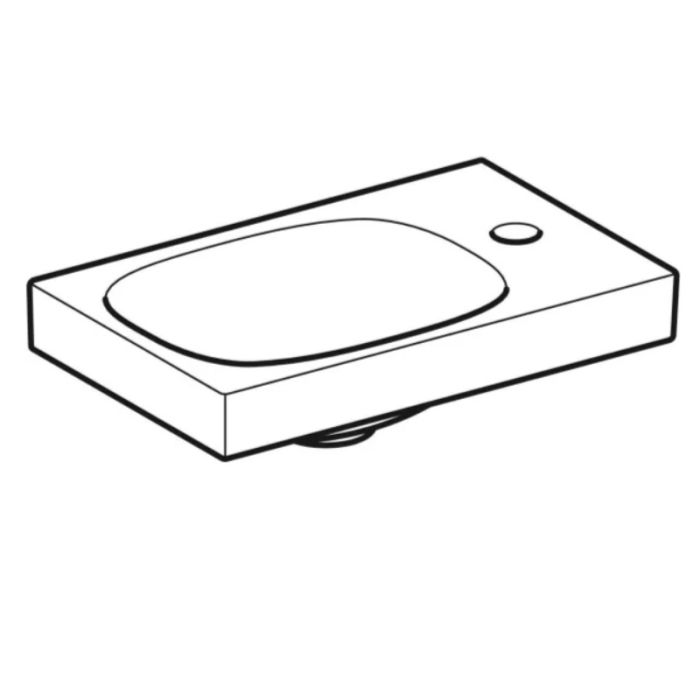 Умивальник Geberit Acanto 40 см, без перелива