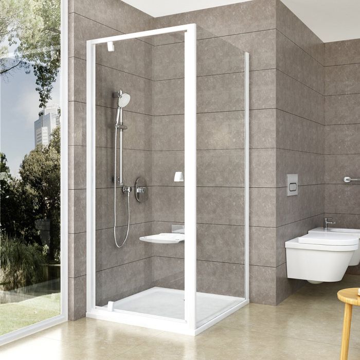 Душові двері одноелементні Pivot PDOP1-90 Transparent, (03G70101Z1) RAVAK