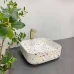 Умывальник VBI ALGHERO S TEZO GLOSSY накладной