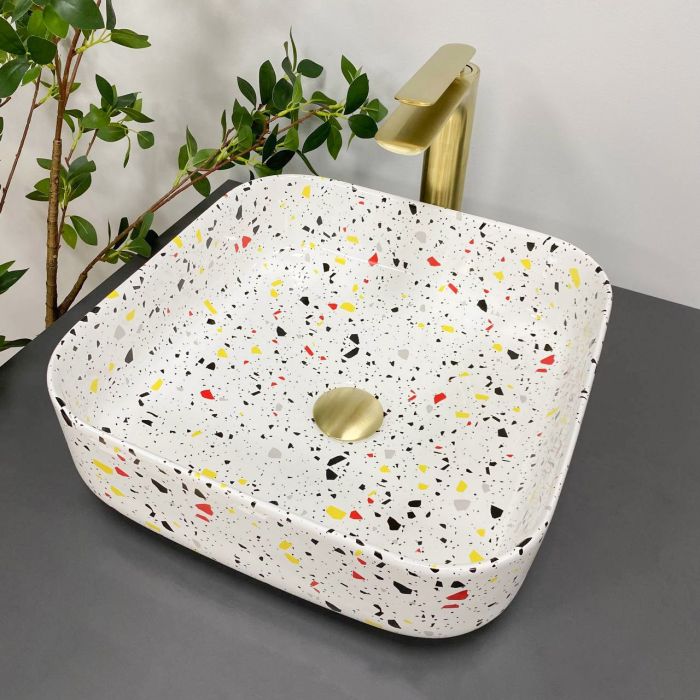 Умивальник VBI ALGHERO S TEZO GLOSSY накладний