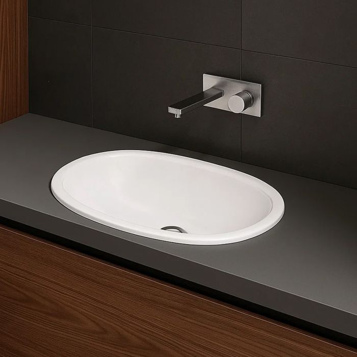 Умивальник RAK Ceramics LILY в стільницю овальний , 46 см