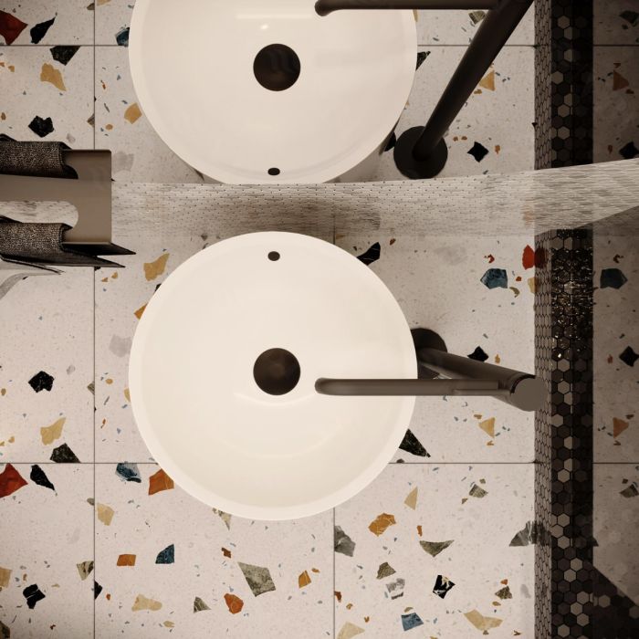 Умывальник VBI MATERA WHITE напольный