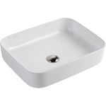 Умывальник DEVIT Quadra на столешницу, белый глянец, 1711050