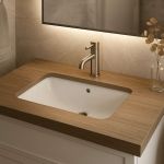 Умивальник DEVIT QUADRA під стільницю 550х380х190мм