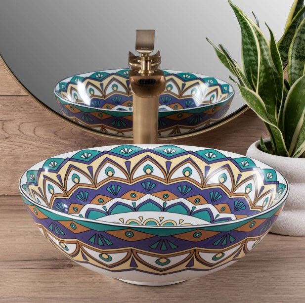 Умывальник REA AZTEC накладной