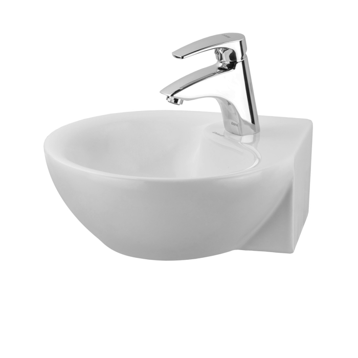 Умывальник DEVIT SMALL без донного клапана 350х350х145