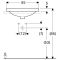 Умывальник Geberit VariForm прямоугольный, 55х45 см, 500.741.01.2