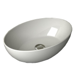 Умивальник DEVIT OVALE тонкостінний без донного клапану