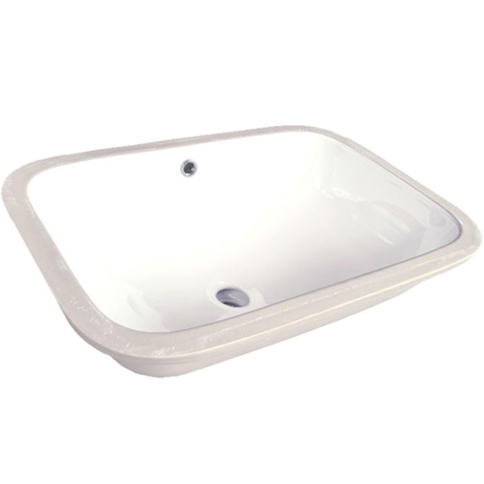 Умывальник DEVIT QUADRA под столешницу 550х380х190мм