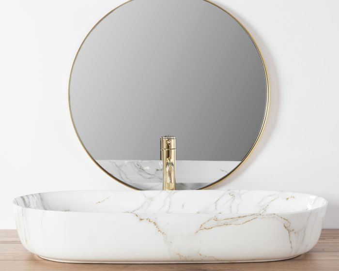 Умывальник REA CLEO 81 SHINY AIAX накладной