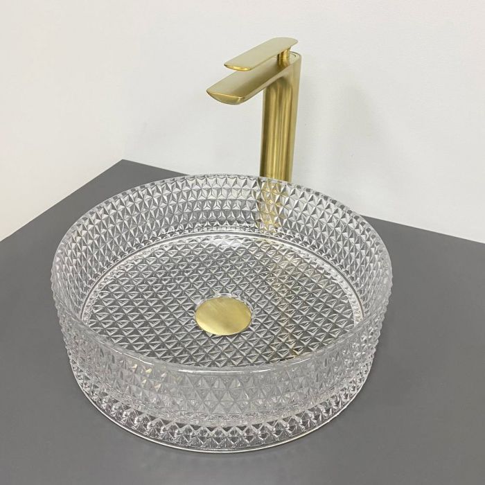 Умивальник VBI SEPINO TRANSPARENT накладний