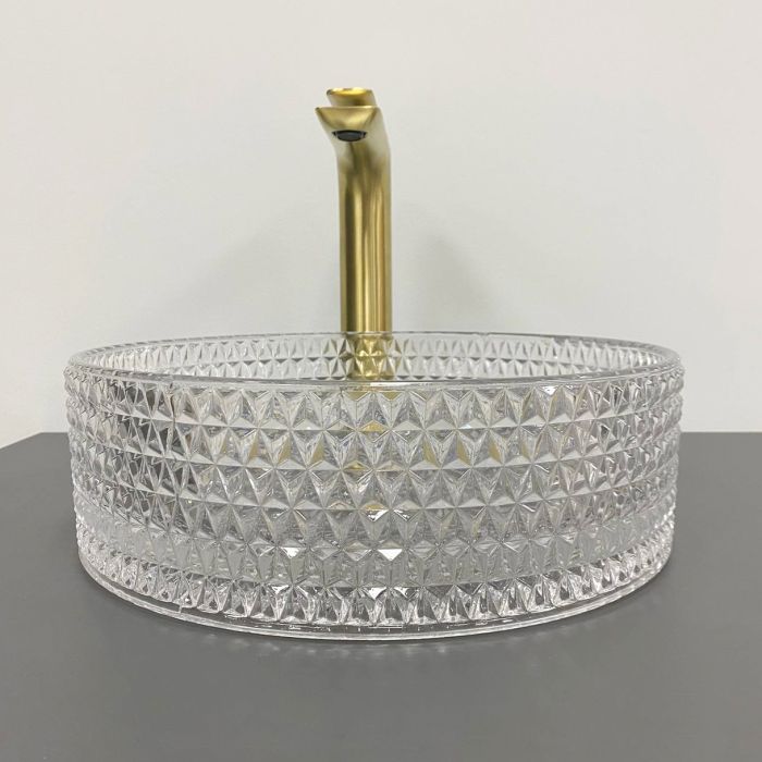 Умивальник VBI SEPINO TRANSPARENT накладний