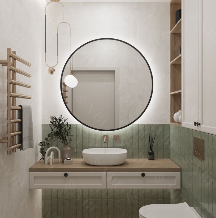 Умывальник VBI BERGAMO WHITE накладной