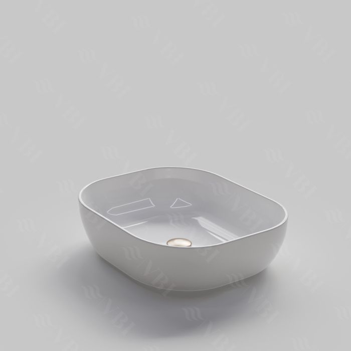 Умывальник VBI BERGAMO WHITE накладной