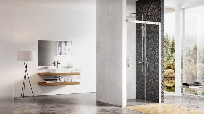 Душові двері двохелементні MSD2-120 R Transparent, (0WPG0C00Z1) RAVAK