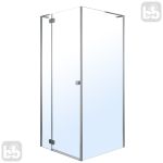 Душова кабіна BENITA Left 90*90*190см,квадратна, розпашна, хром, прозоре