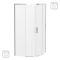 Душова кабіна SOLO 90*90*195 см, профіль хром, скло прозоре
