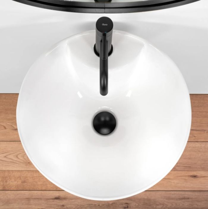 Умивальник REA RIVER WHITE білий підлоговий