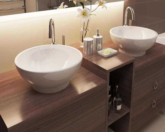 Умывальник «Селена» 35 см Маренго А800 глянец