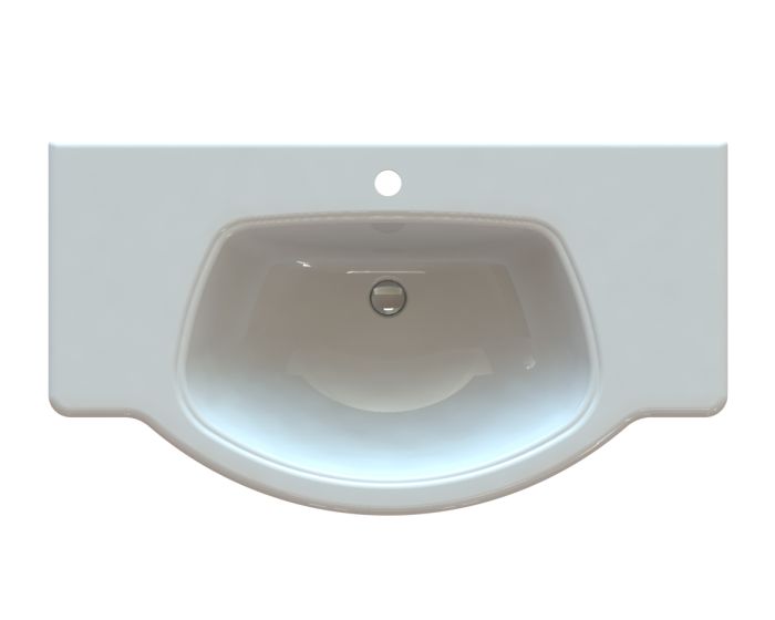 Умывальник «Афина» 90 см  белый А100 глянец