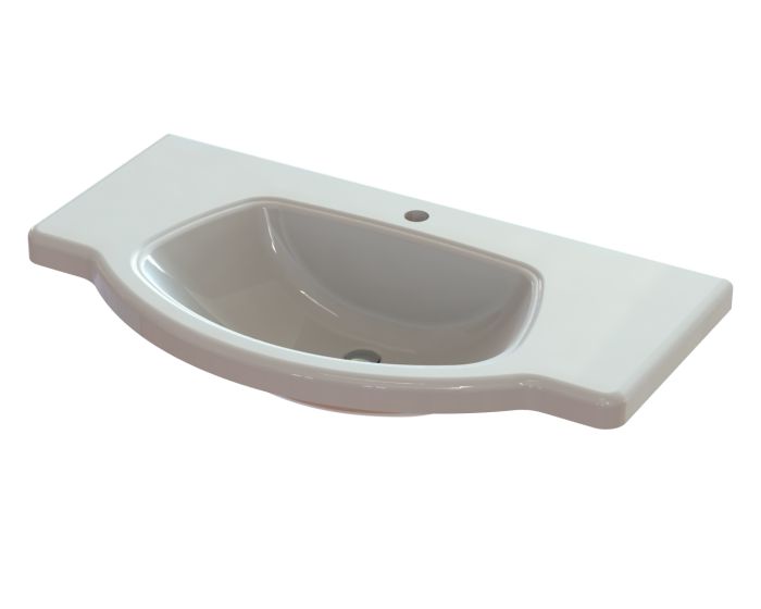 Умывальник «Афина» 90 см  белый А100 глянец