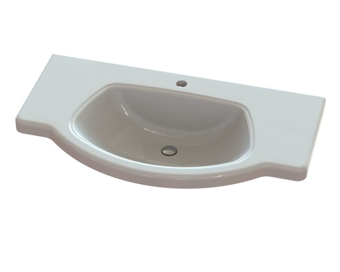 Умывальник «Афина» 90 см  белый А100 глянец