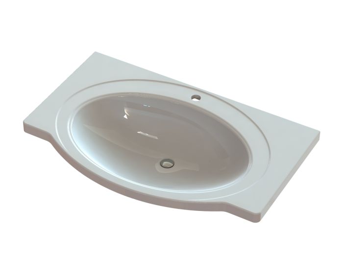 Умывальник «Афродита» 92 см  Капучино Н400 глянец