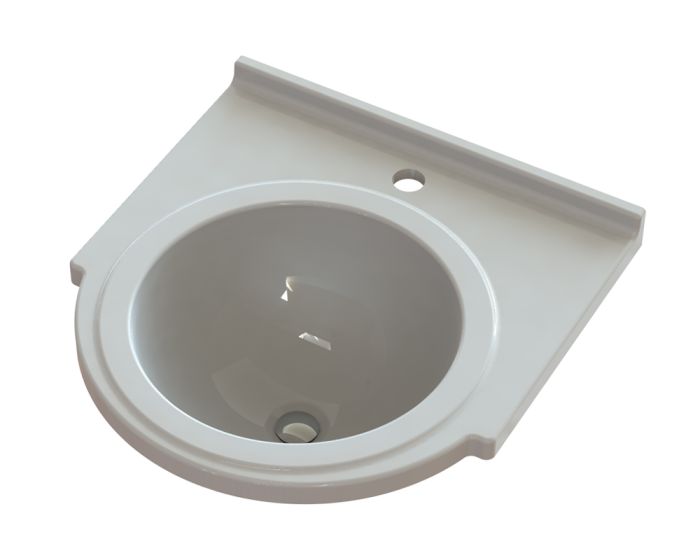 Умывальник «Прометей» 50 см белый А100 глянец