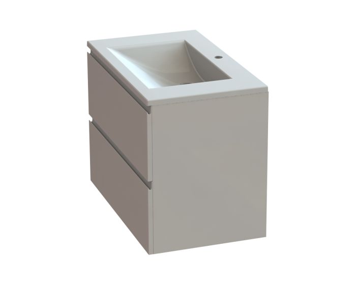 Тумба «Елегія» 80 см з умивальником «Орфей» Білий