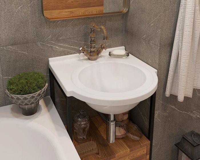 Умывальник «Прометей» 50 см белый А100 глянец