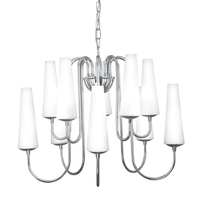 Люстра ZUMALINE MAGNUM 10 chrome 1130