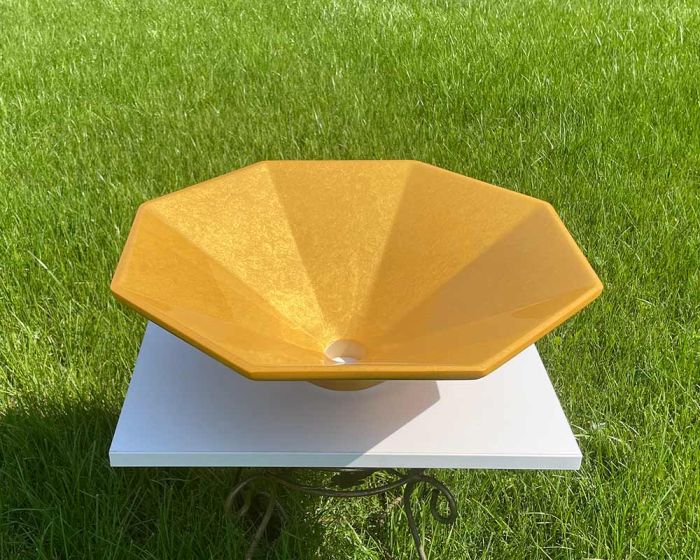 Умывальник «Сириус» 46 см  Золото Т999 глянец