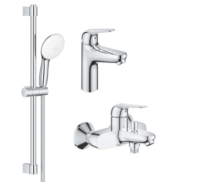 Набор смесителей для ванны 3 в 1 Euroeco New UA123226M0 Grohe