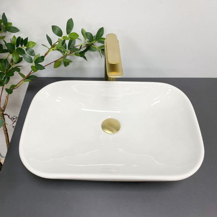 Умывальник VBI PAVIA WHITE накладной