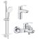Набір змішувачів для ванни 3 в 1 Eurosmart UA123238S3 Grohe