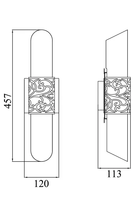 Бра HOME, латунь