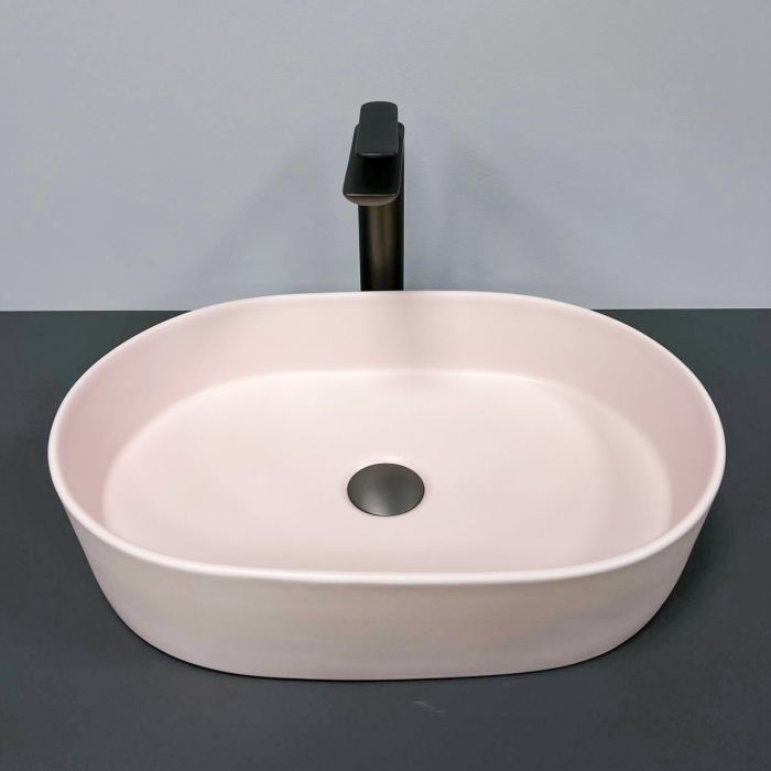 Умывальник VBI VERONA 50 PINK MATT накладной