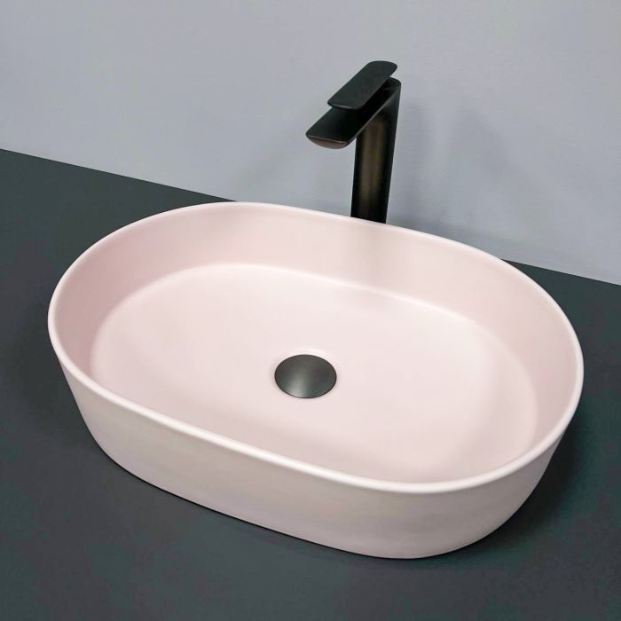 Умывальник VBI VERONA 50 PINK MATT накладной