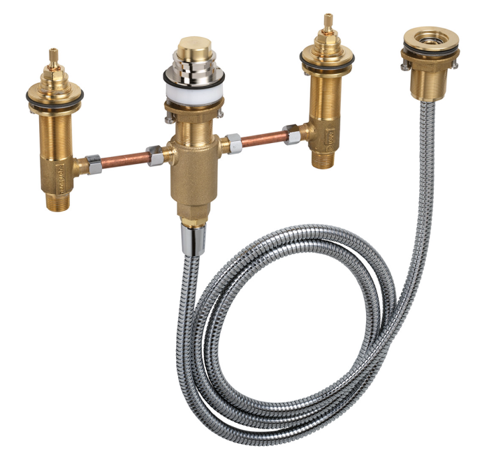 HANSGROHE внутреняя часть смесителя для монтажа на край ванны, на 4 отверстия