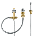 LOGIS прихована частина на три отвори для встановлення змішувача на край ванни