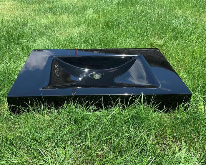 Умивальник «Атлант» 800 Чорний А200 глянець