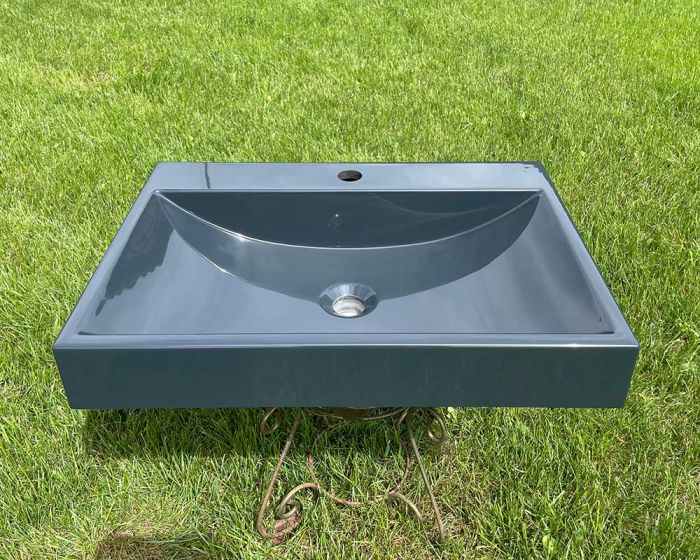 Умивальник «Гранд» 60 см  Антрацит А600 глянец