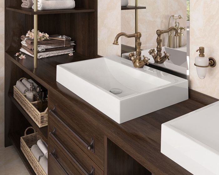 Умывальник «Гранд» 60 см  белый А100 глянец