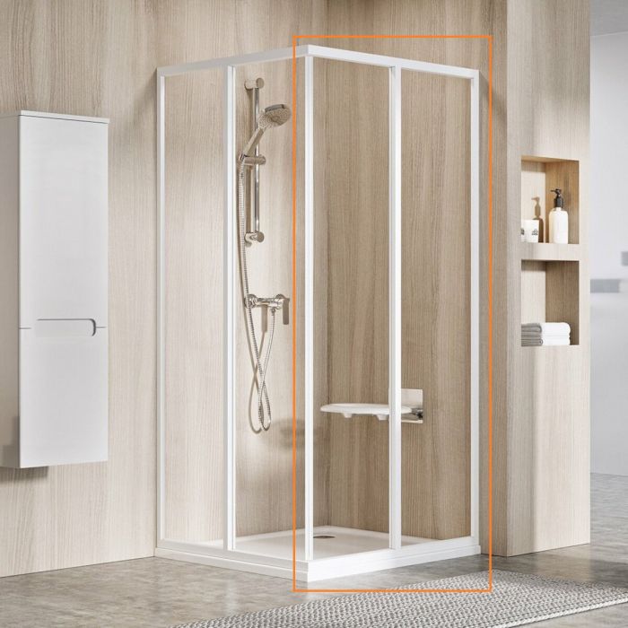 Душова кабіна (половина) SRV2-80 S 195 Transparent, RAVAK