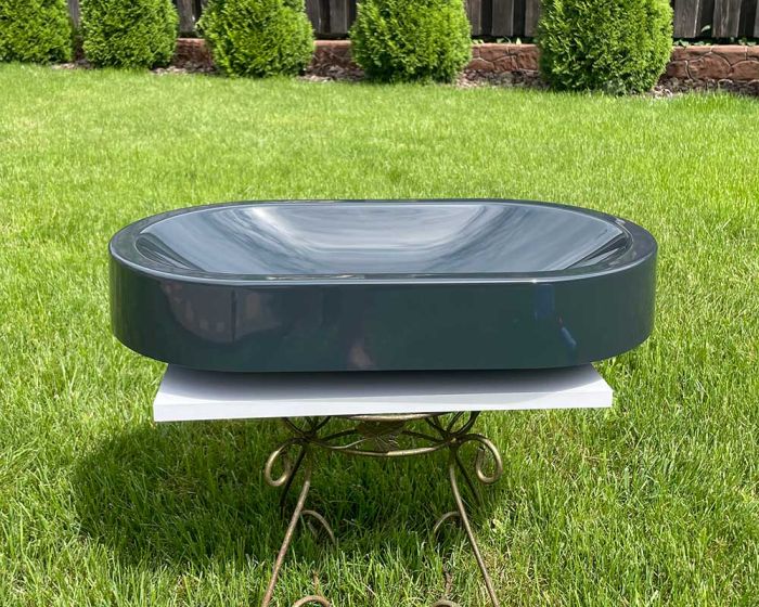 Умивальник «Олімпія» 60 см Антрацит А600 глянец